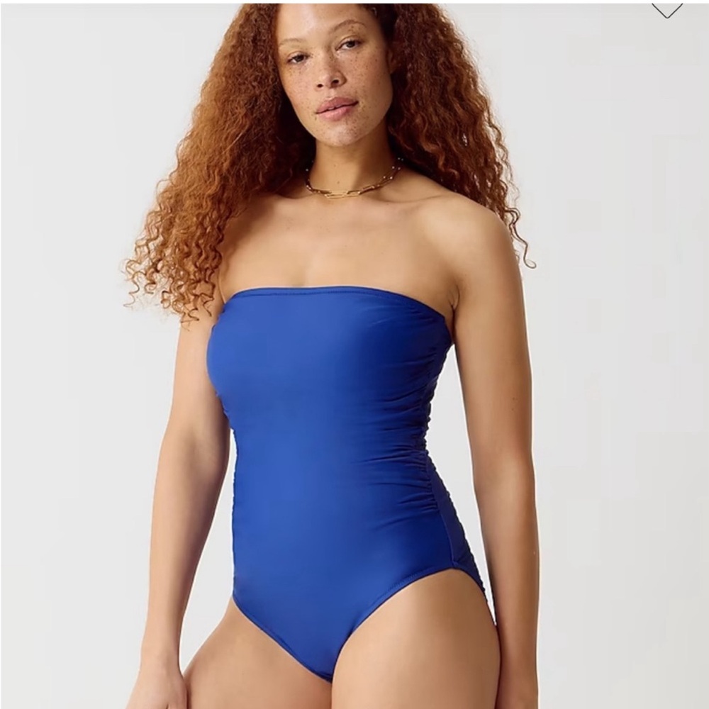 JCREW Bandeau One Piece Bathing Suit